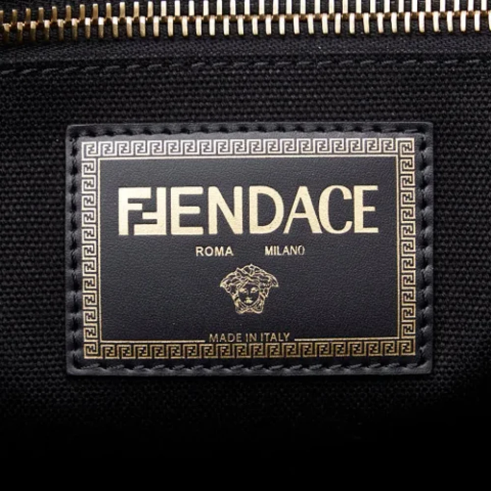 Fendi Vintage Pre-owned Canvas totes Black Dames