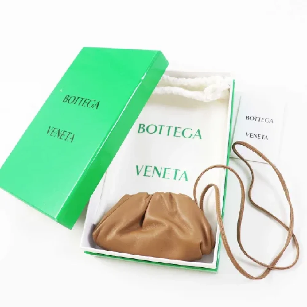 Bottega Veneta Vintage Pre-owned Leather clutches Brown Dames