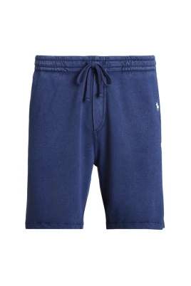 Blå Shorts med Pony Broderi