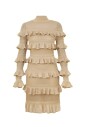robe-mini-frill-metallique-or