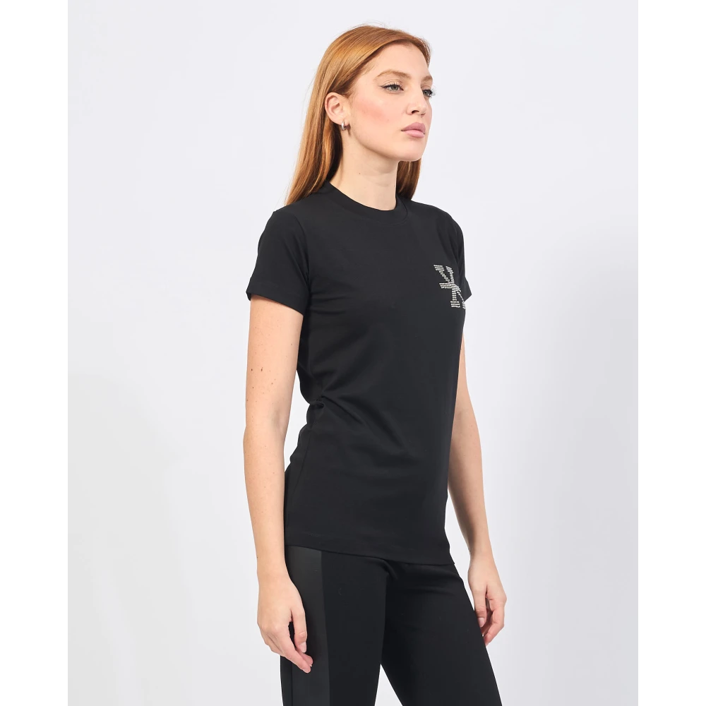 Richmond Zwart T-shirt met ronde hals Black Dames