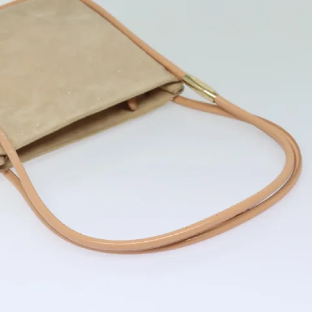 Gucci Vintage Pre-owned Suede gucci-bags Beige Dames