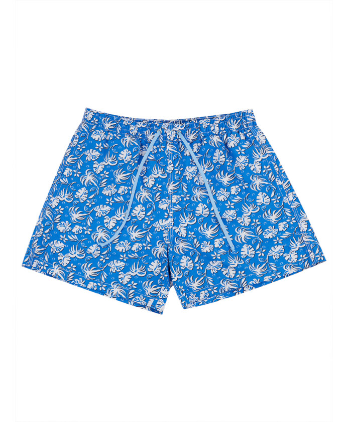 boxer-imprime-feuilles-bleues
