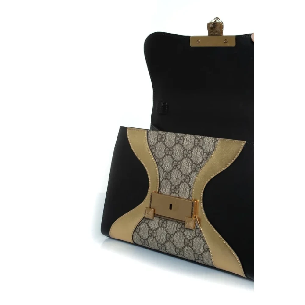 Gucci Vintage Pre-owned Leather gucci-bags Black Dames