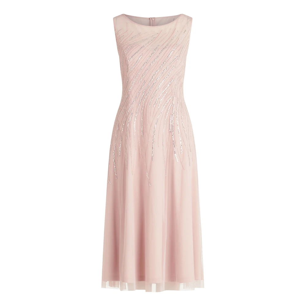 Vera Mont Geborduurde Avondjurk Pink Dames