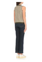 pull-en-coton-raye-vert