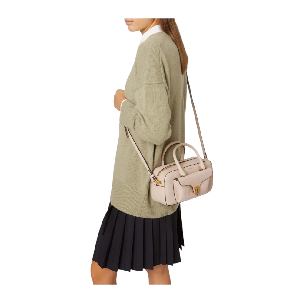 Coccinelle Beat Line Tas met Iconische Sluiting Pink Dames