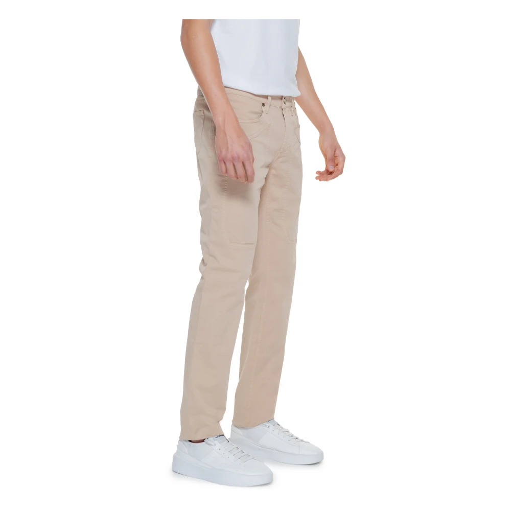 Jeckerson Slim Fit Herenbroek Lente Zomer Collectie Beige Heren