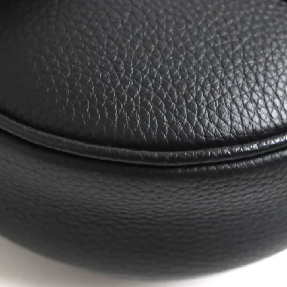 Dior Vintage Pre-owned Leather crossbody-bags Black Dames