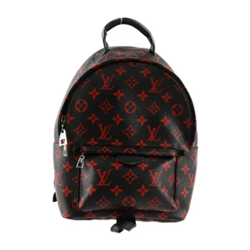 Louis Vuitton Vintage Pre-owned Canvas backpacks Black Dames