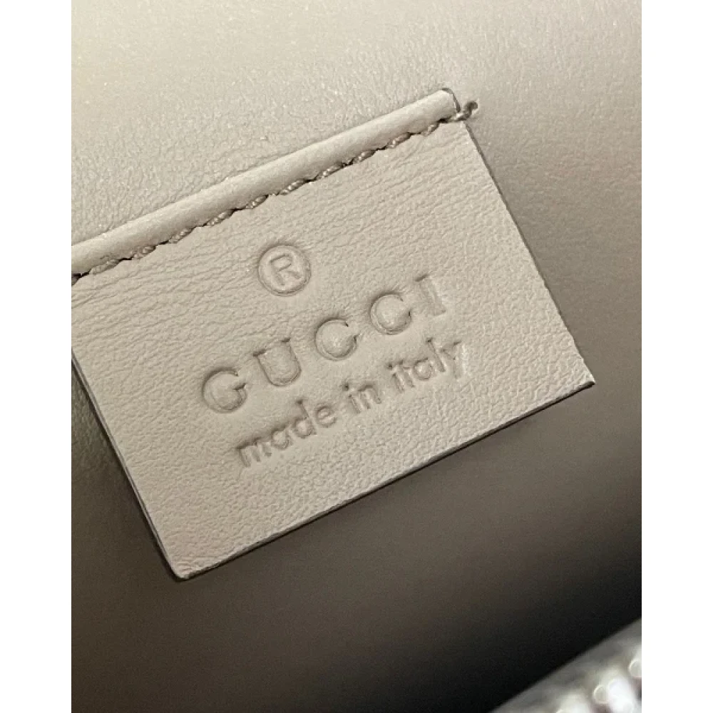 Gucci Vintage Pre-owned Suede gucci-bags Beige Dames