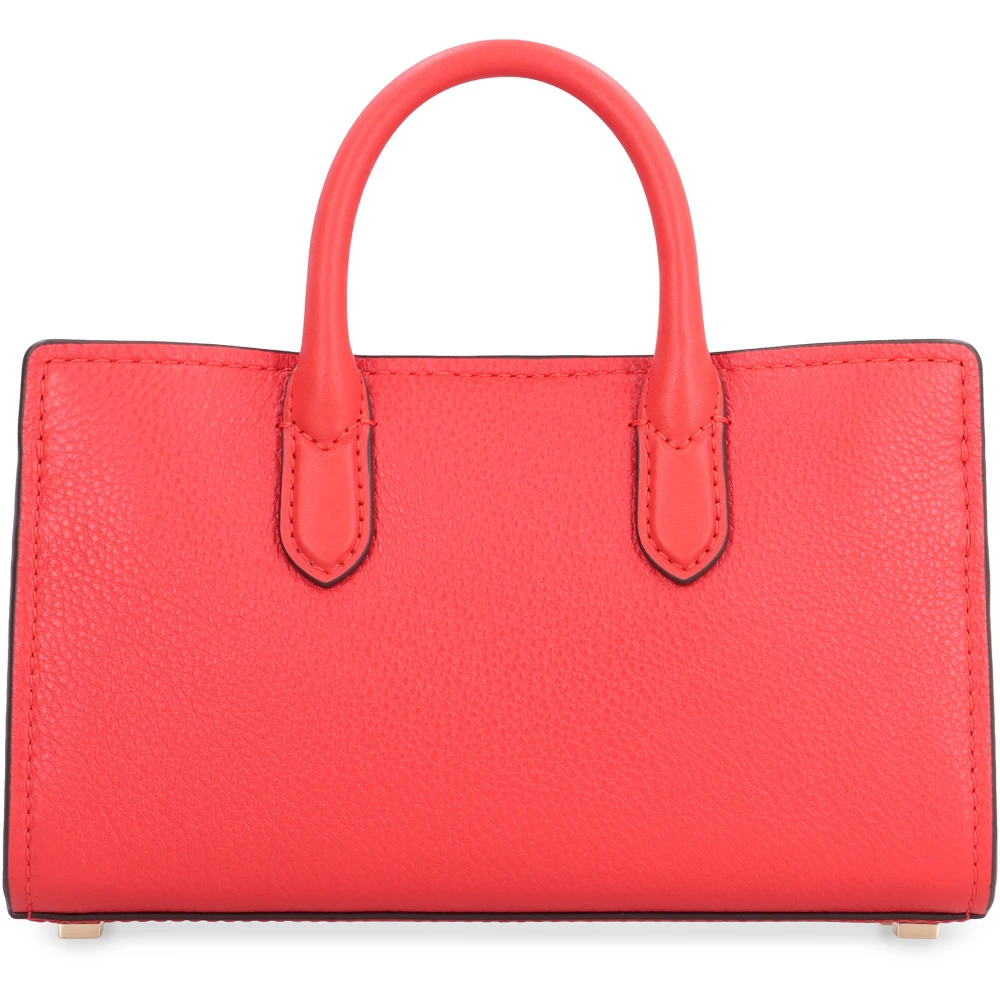 Michael Kors Schoudertas van gekorreld leer met slot Red Dames
