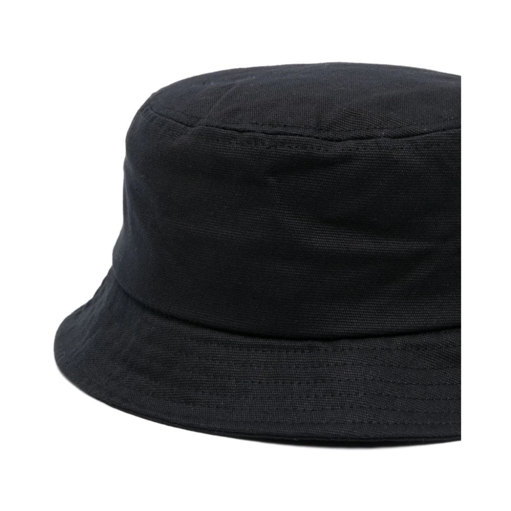 Kenzo Zwarte Flower Crest Bucket Hat Black Heren
