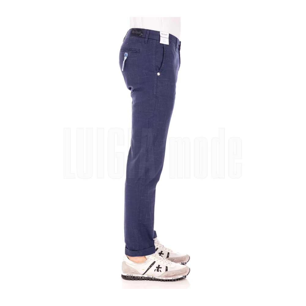 Re-Hash Stijlvolle Herenbroek Blue Heren