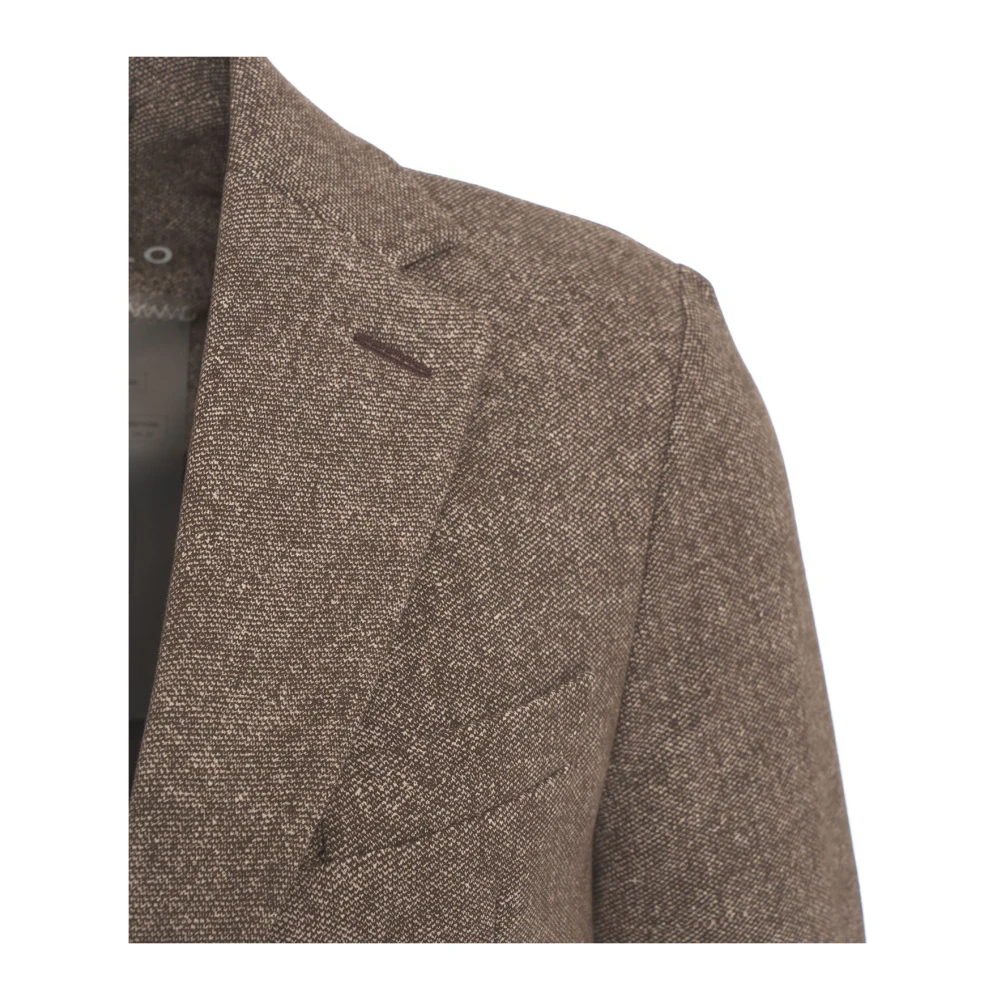Circolo 1901 Bruine Blazer Aw24 Herenmode Brown Heren