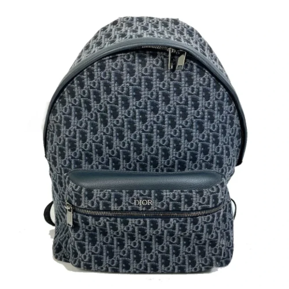 Dior Vintage Pre-owned Fabric dior-bags Blue Dames