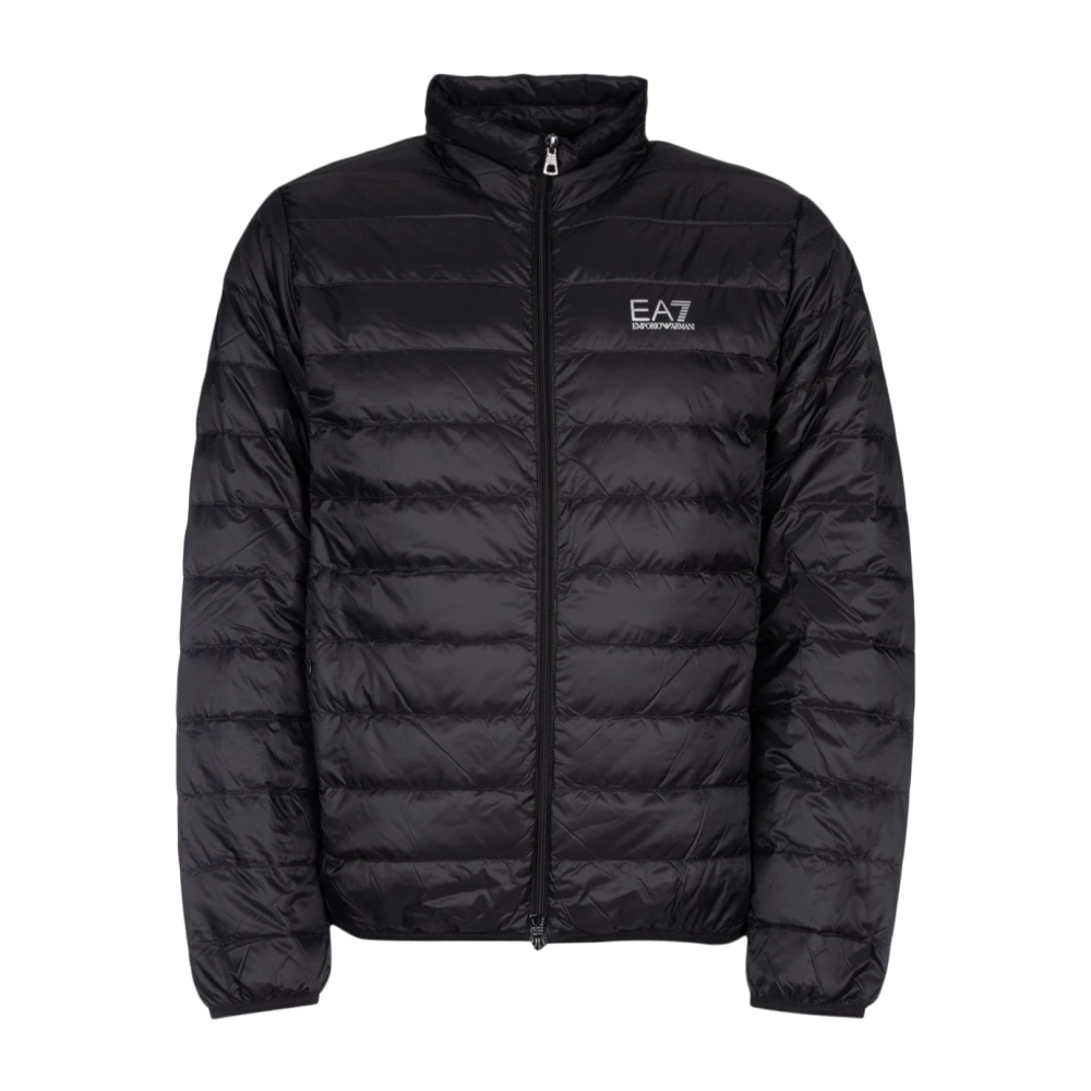 Emporio Armani Ea7 , Winter Jackets, Male, Black, M, Stylish Jacket For Men