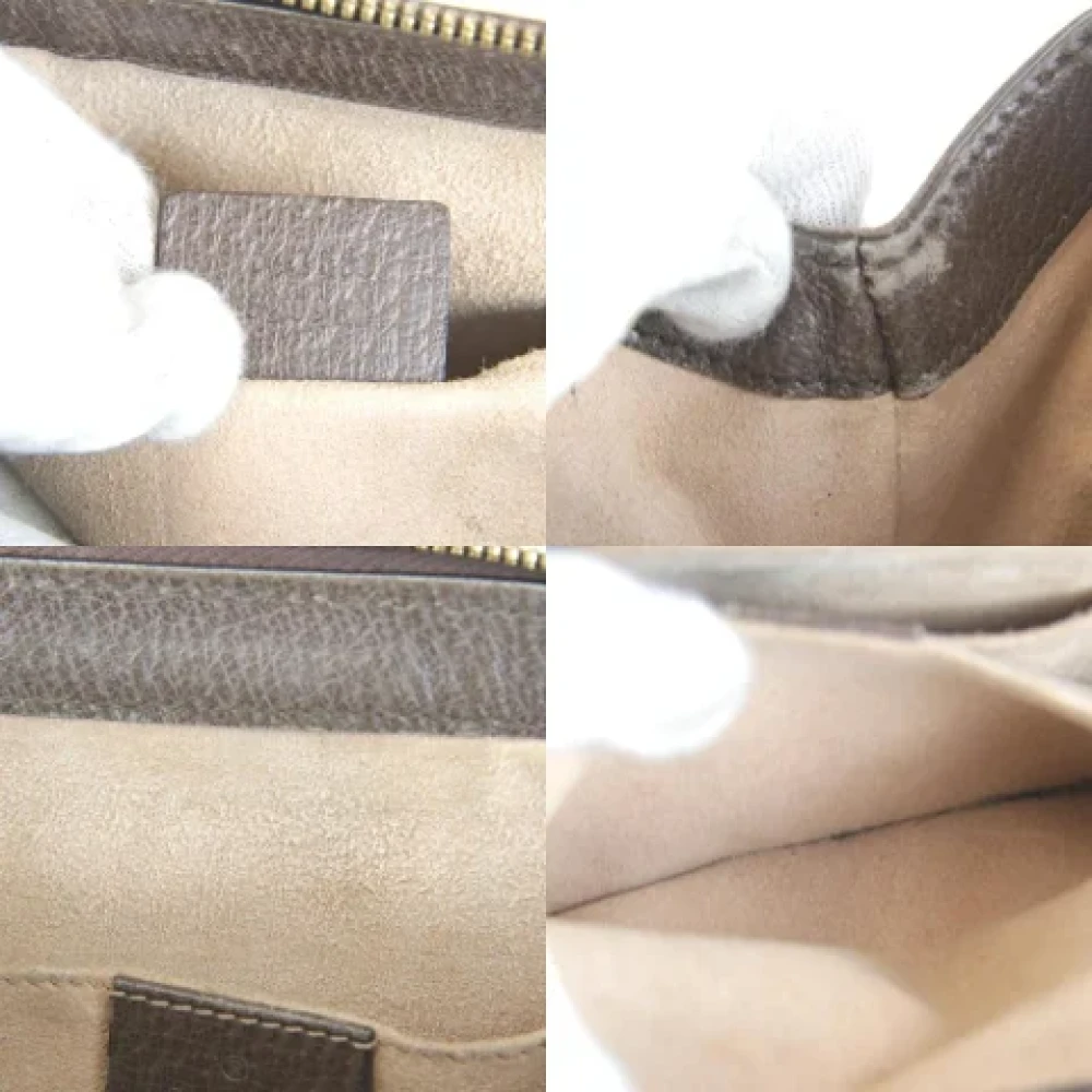 Gucci Vintage Pre-owned Canvas gucci-bags Brown Dames