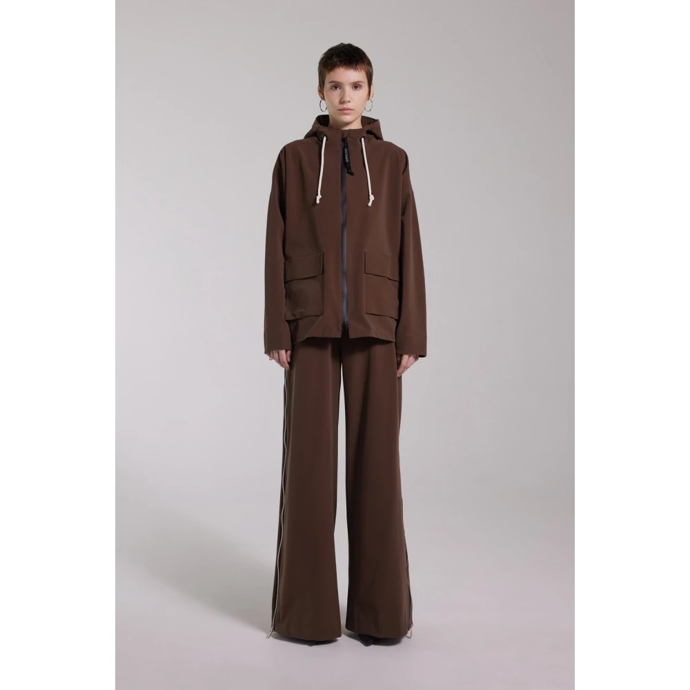 Stutterheim Matte Rits Regenjas Brown Dames