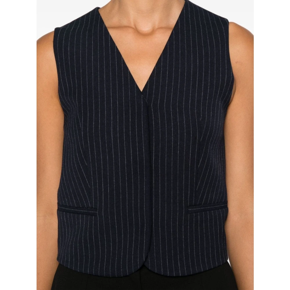 Calvin Klein Blauwe Gebreide Damesmode Aw24 Blue Dames