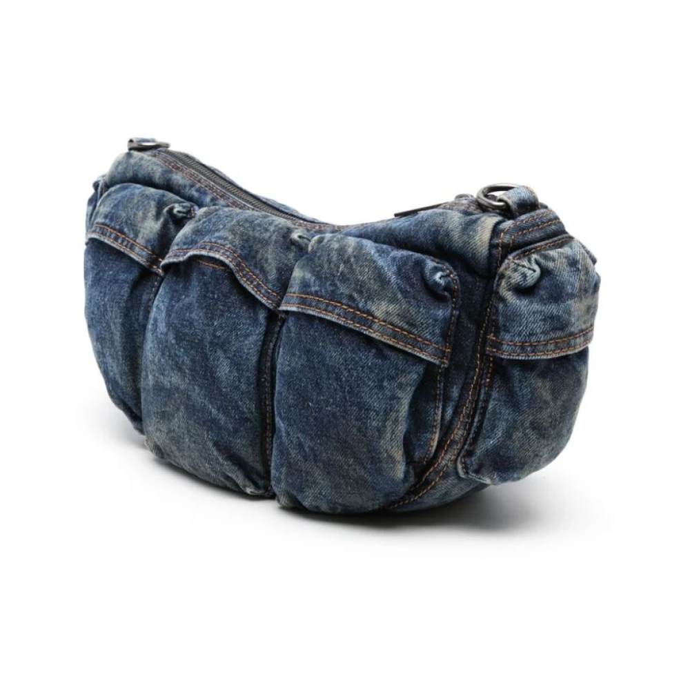 Diesel Shoulder Bags Blue Heren