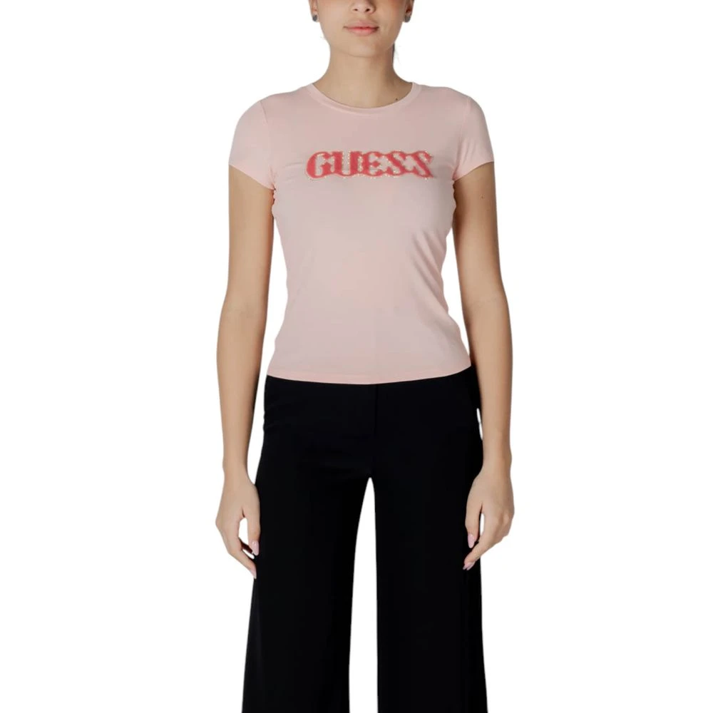 Guess - Tops > T-Shirts - Pink - Guess - Modalova