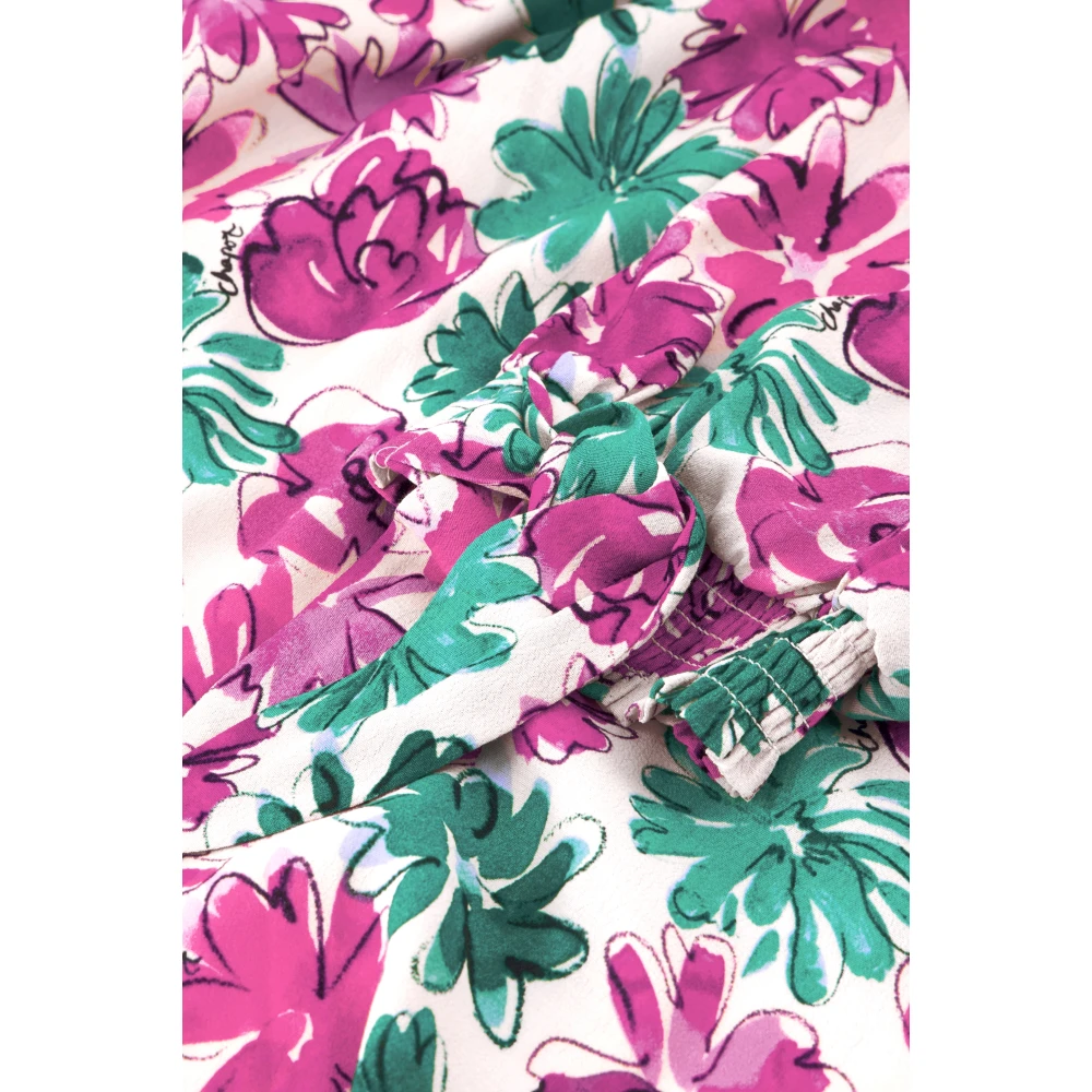 Fabienne Chapot Bloemen Wikkeljurk Multicolor Dames