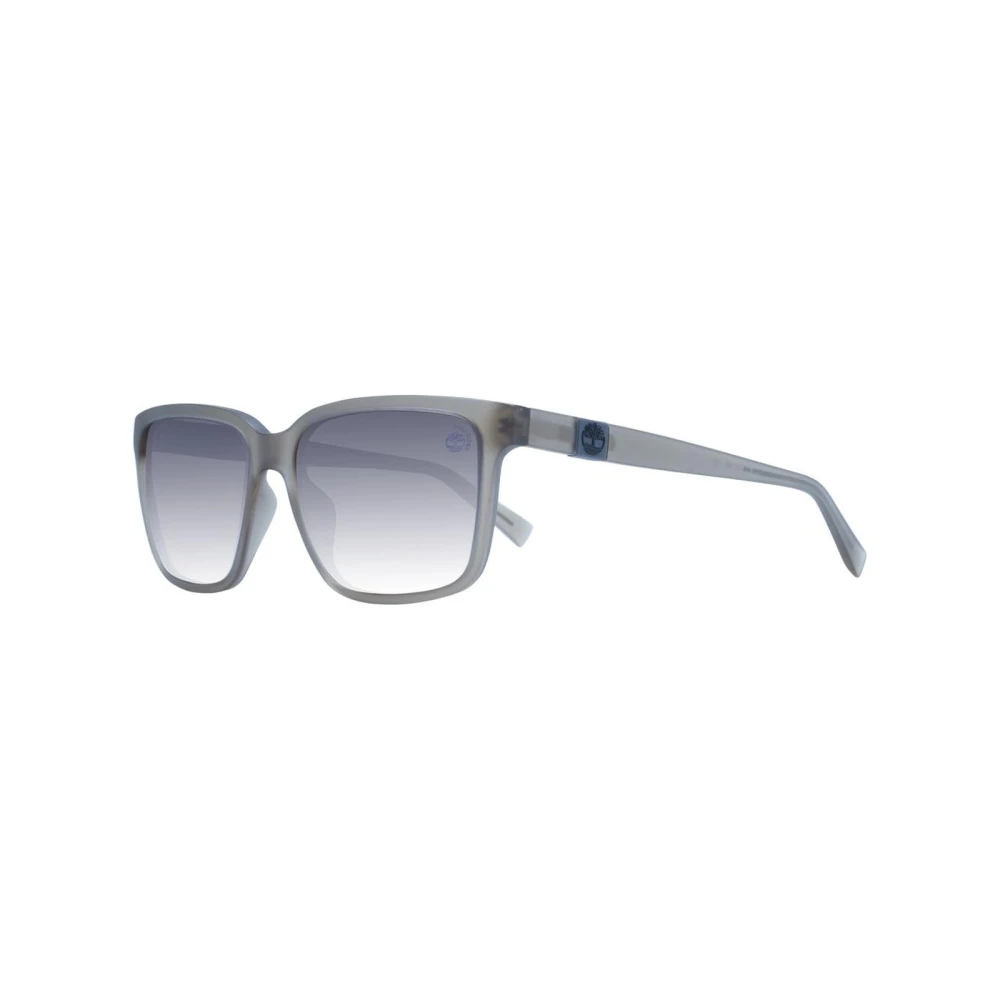 Timberland Men's Gray Polarized Square Sunglasses With Plastic Frame