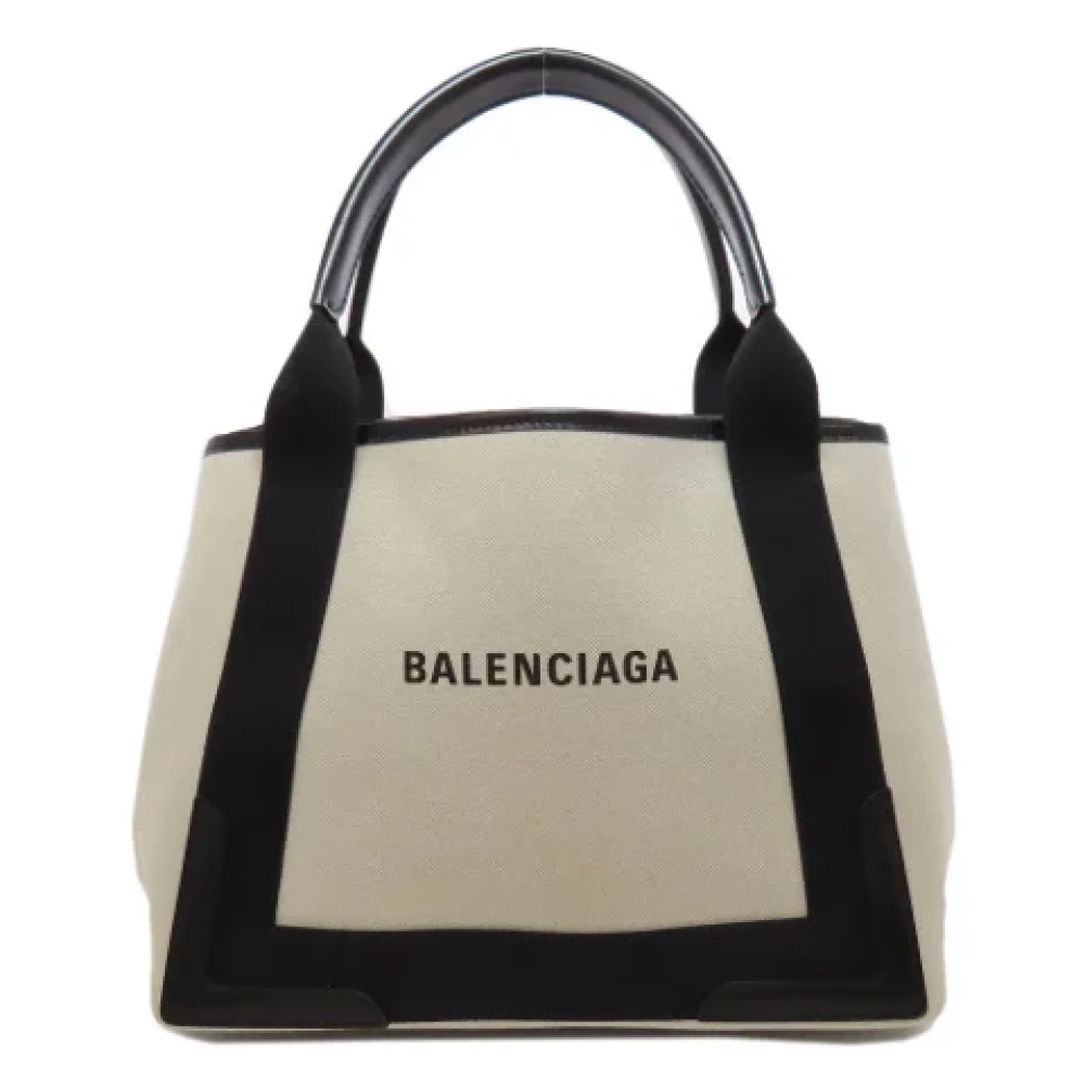 Balenciaga Vintage Pre-owned Canvas balenciaga-bags White Dames