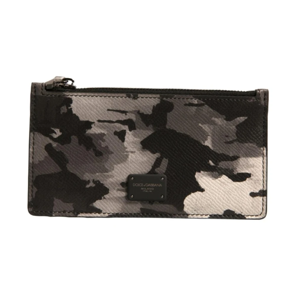 Dolce & Gabbana Camouflage Logo Portemonnee Multicolor Heren