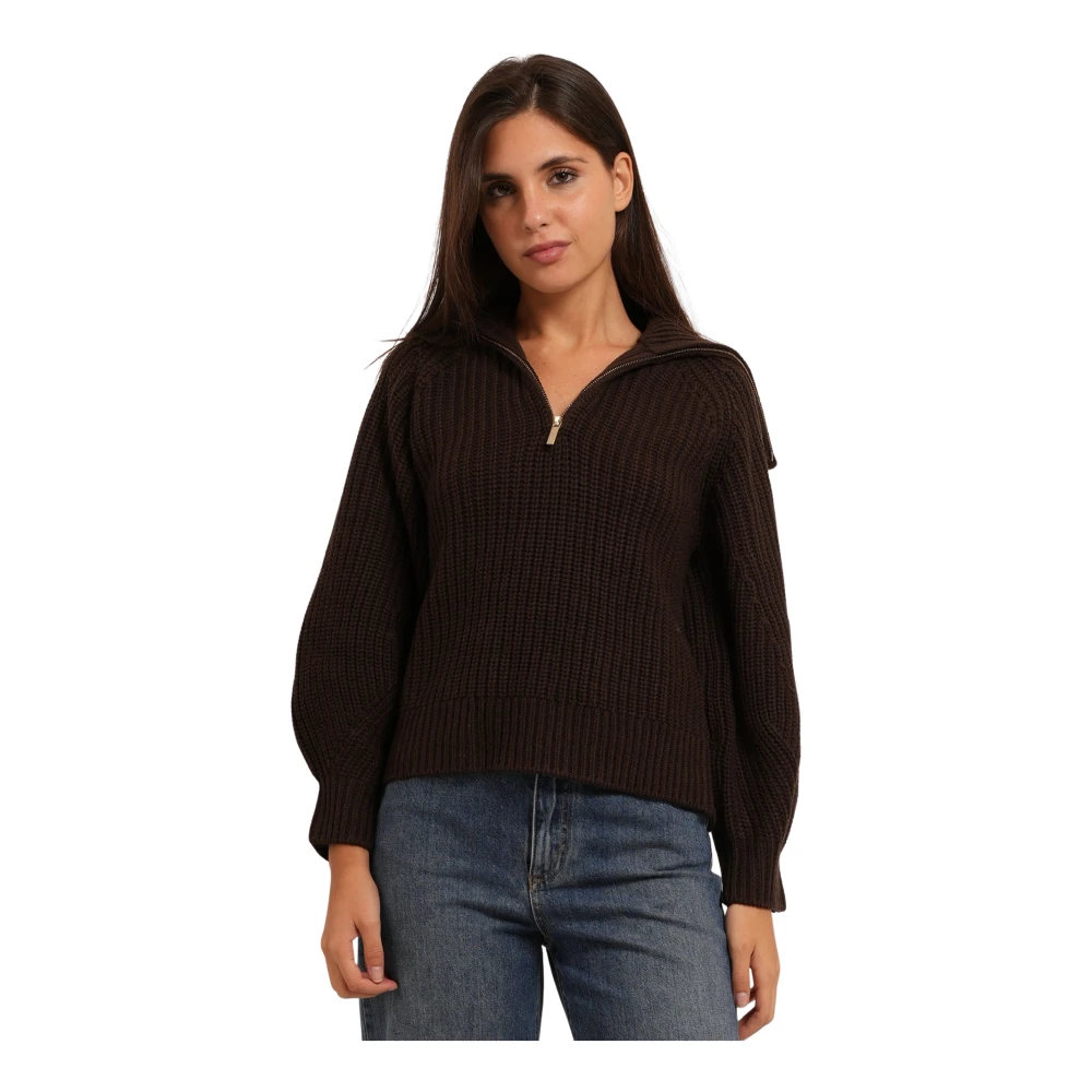 Armani Exchange Brown Regular Fit Pullover Knitted In Virgin Wool And Acrylic - Image 2