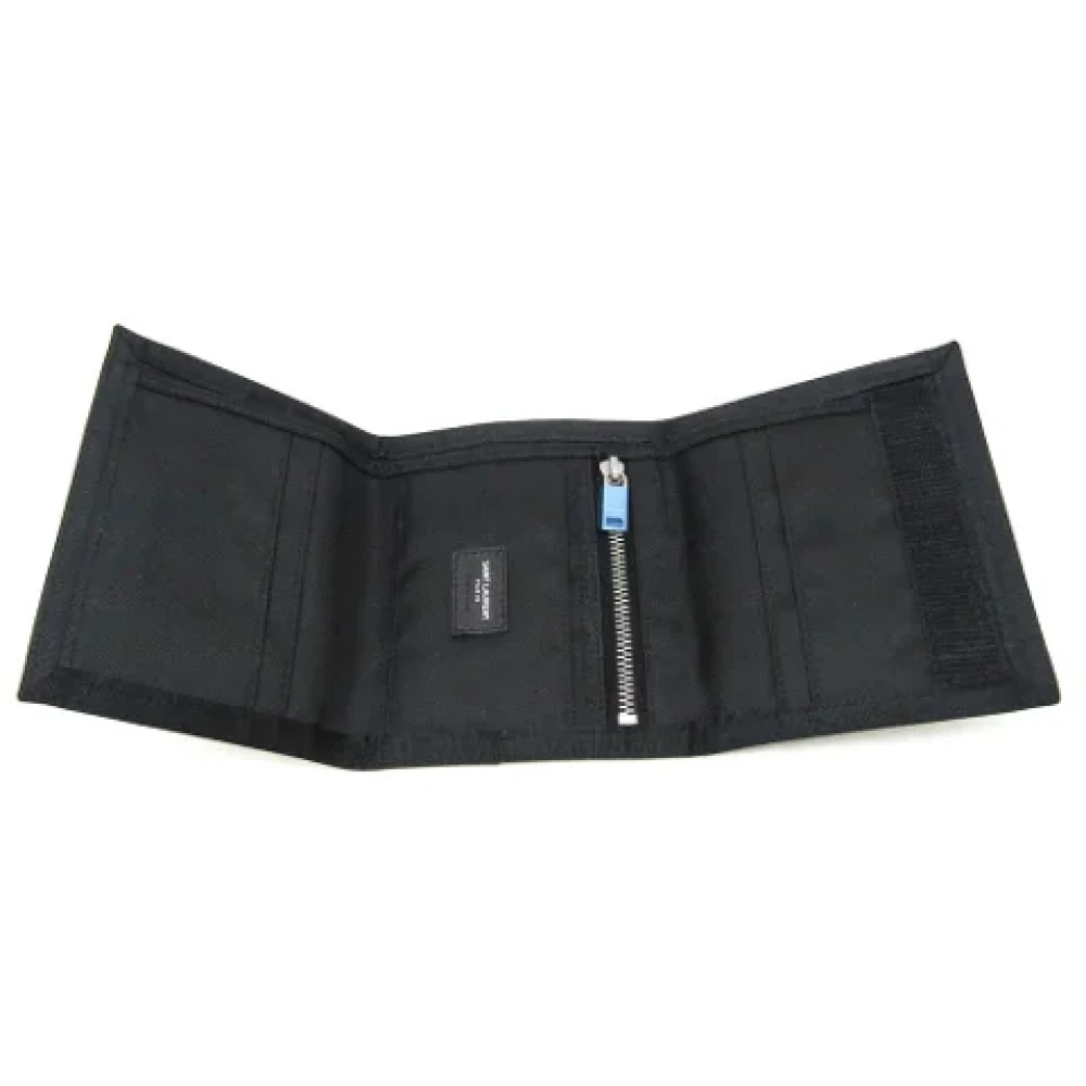 Yves Saint Laurent Vintage Pre-owned Nylon wallets Black Dames