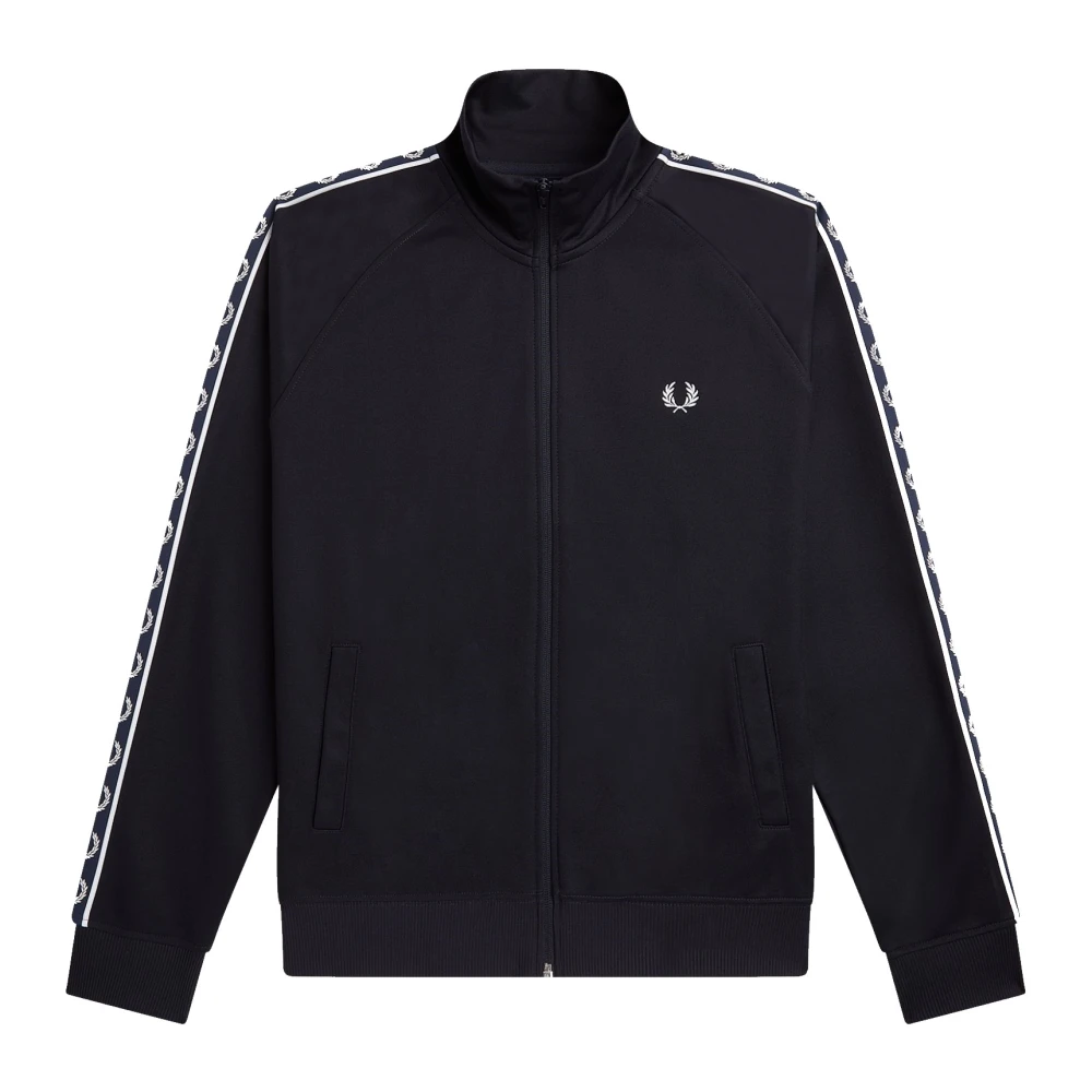 Fred Perry Contrast Tape Track Jas Blue Heren