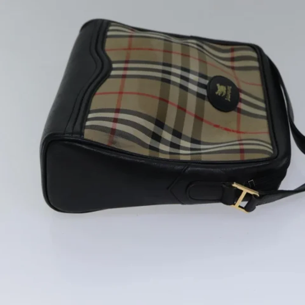 Burberry Vintage Pre-owned Canvas crossbody-bags Beige Dames