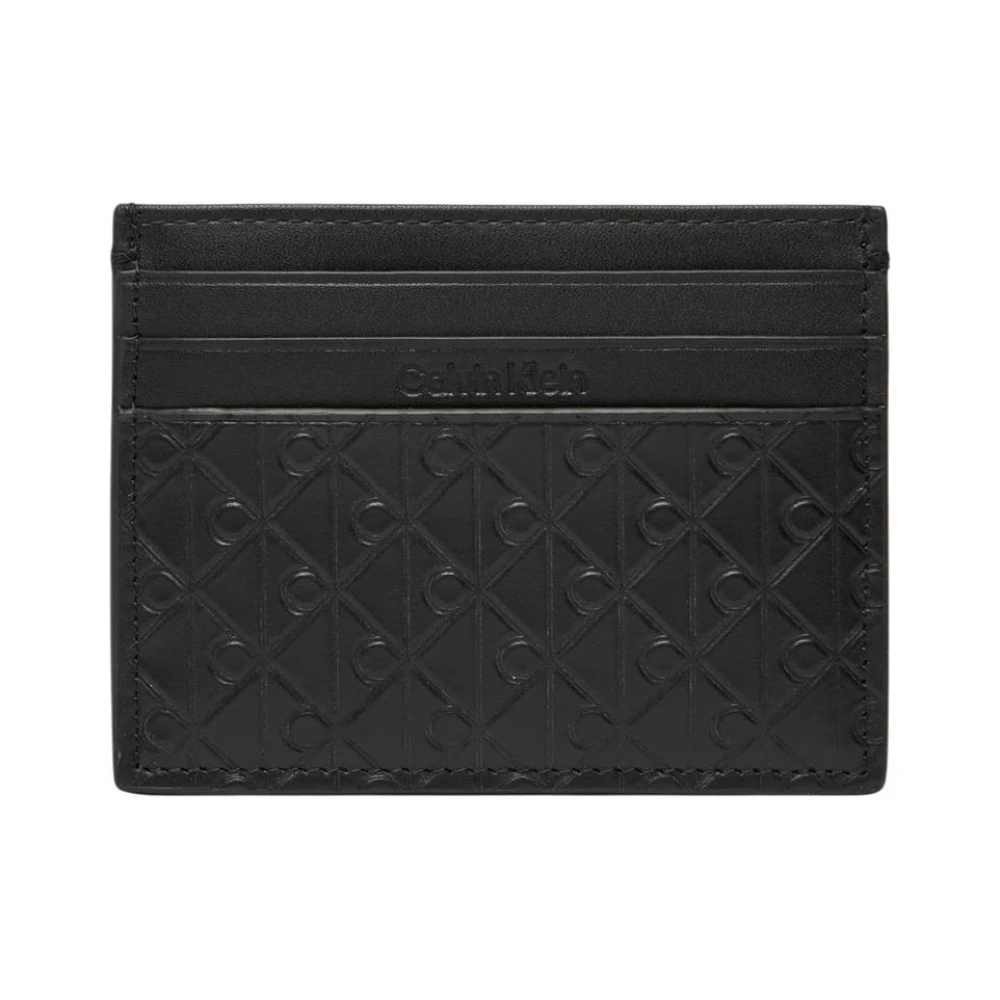 Calvin Klein Men's Black Wallets & Cardholders, One Size, Leather Bi-Fold Wallet
