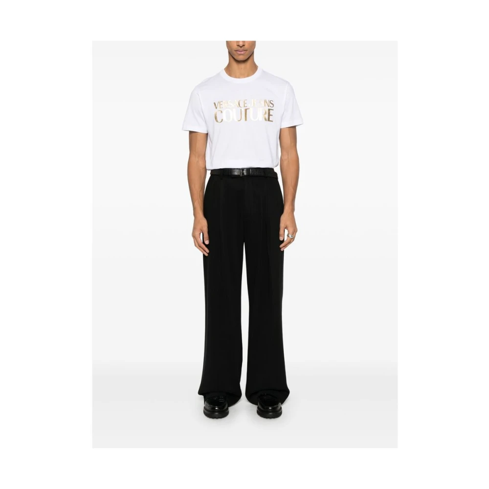 Versace Jeans Couture Witte Crew Neck T-shirt White Heren