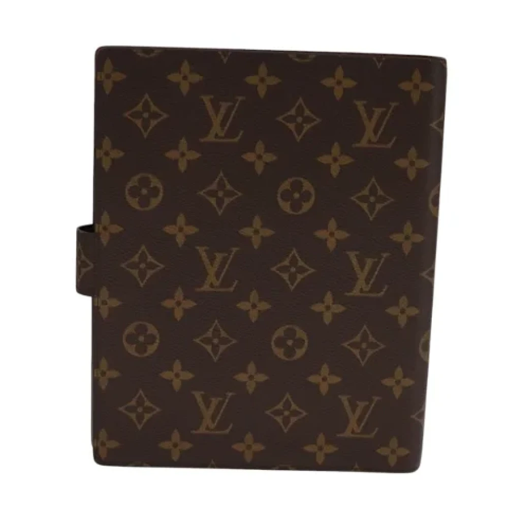 Louis Vuitton Vintage Pre-owned Canvas home-office Brown Dames