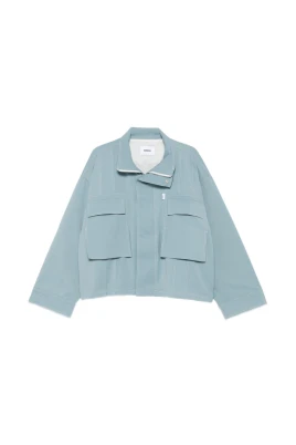 Pocket-detail Zip-front Jacket
