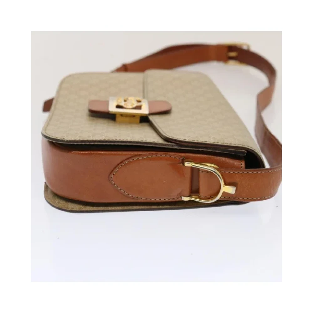 Celine Vintage Pre-owned Canvas celine-bags Beige Dames