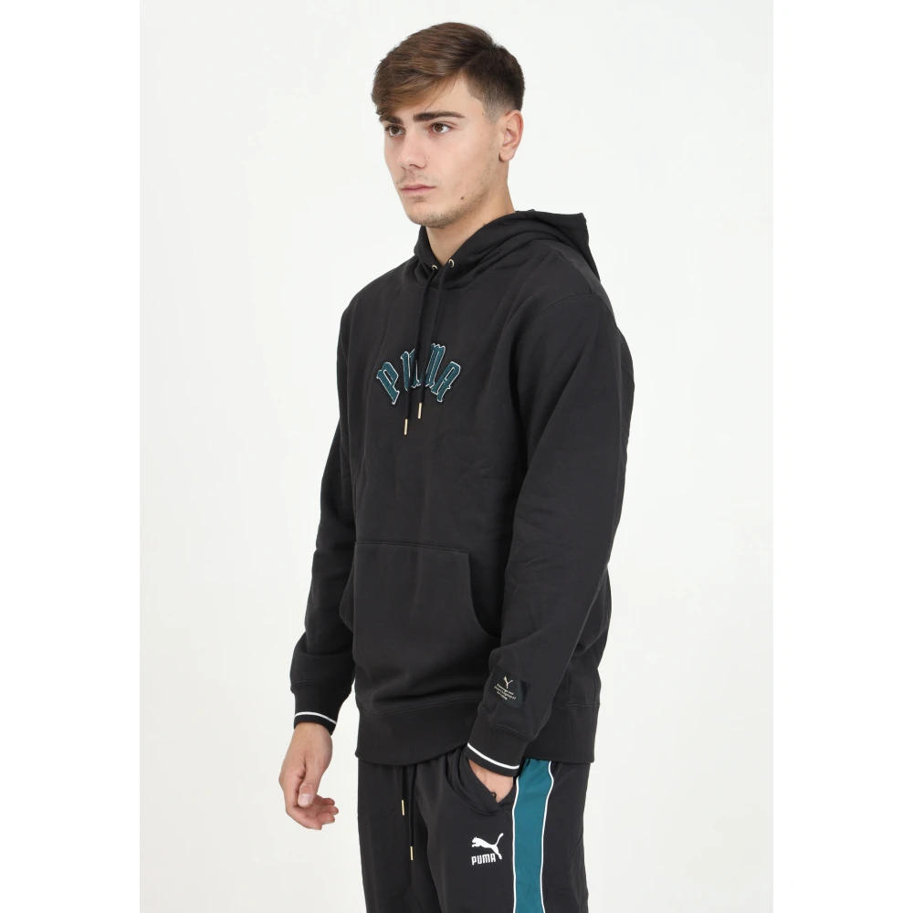 Puma Klassieke Hoodie Streetwear Collectie Black Heren