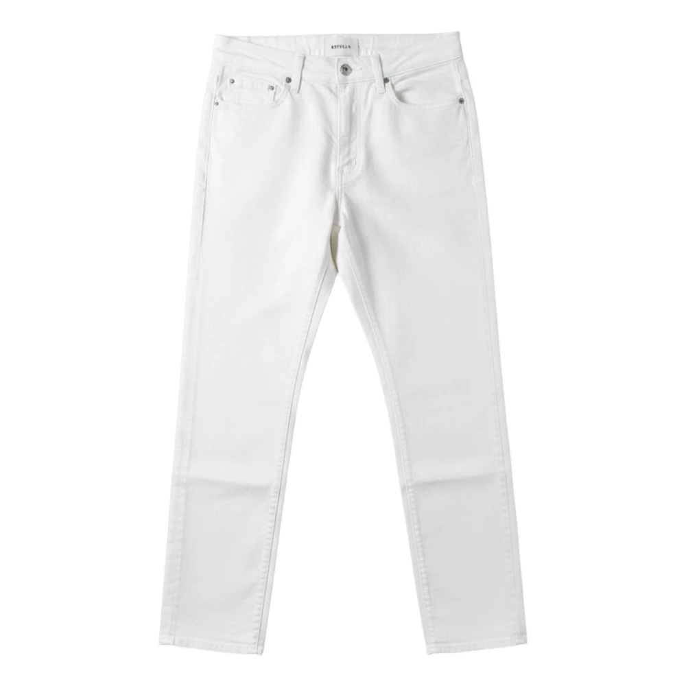 Siviglia Men's White Urbino Slim-Fit Jeans