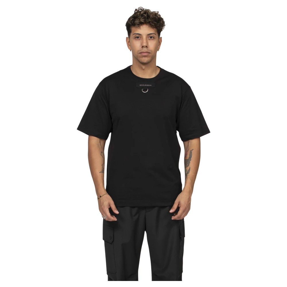 Dolce & Gabbana Men's Black T-Shirts, M, T-Shirt M/Corta