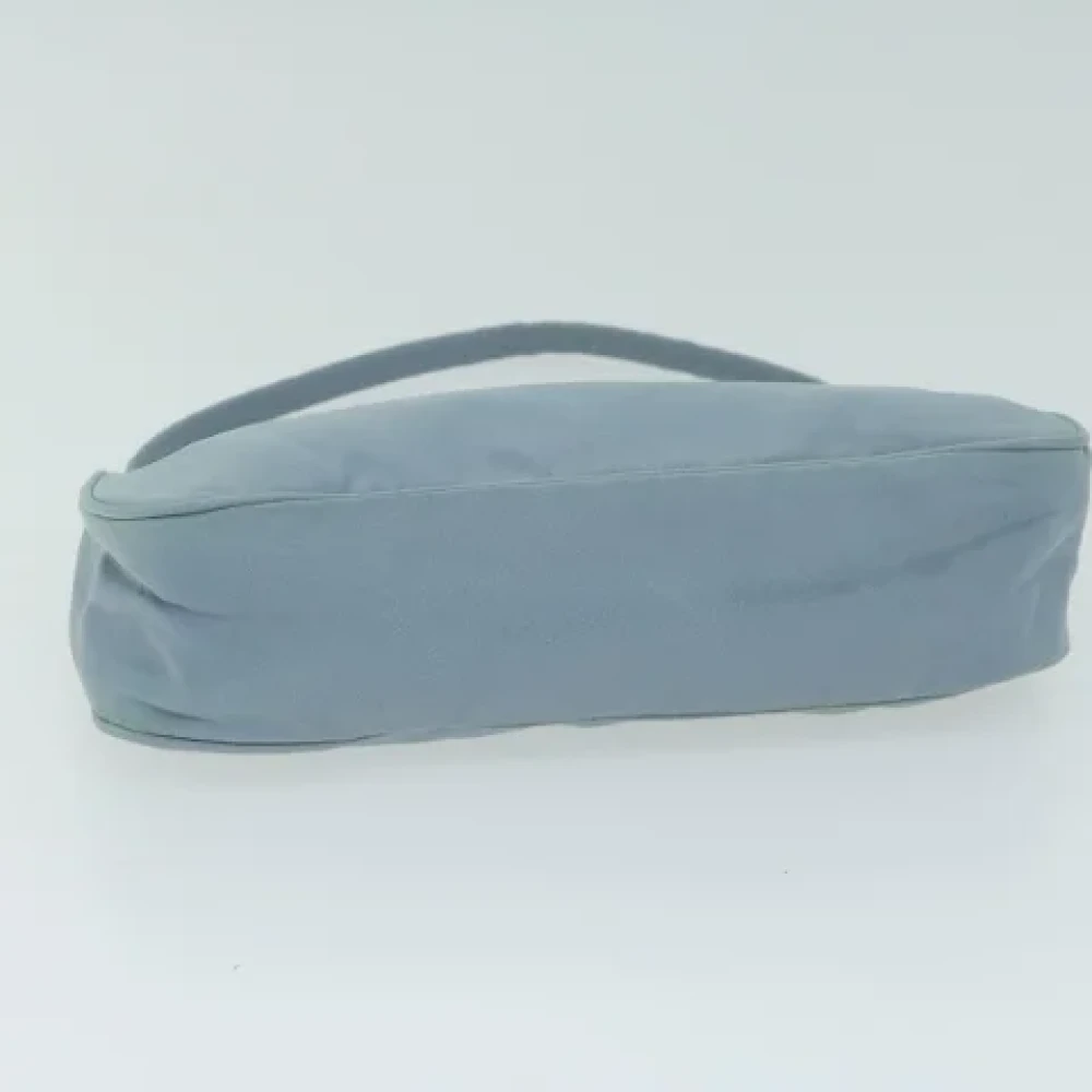 Prada Vintage Pre-owned Nylon prada-bags Blue Dames