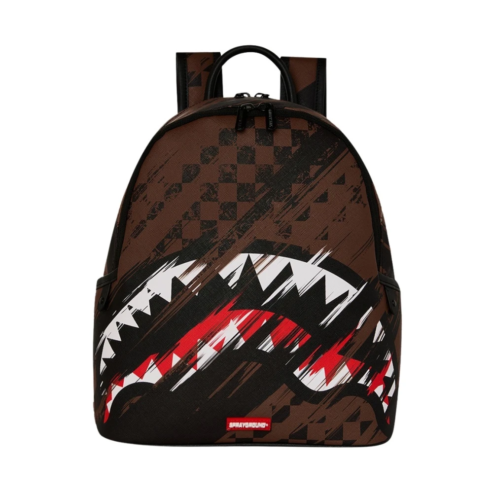 Sprayground Men's Multicolor Smeared Grunge Savage Backpack - Backpacks - One Size - Bags