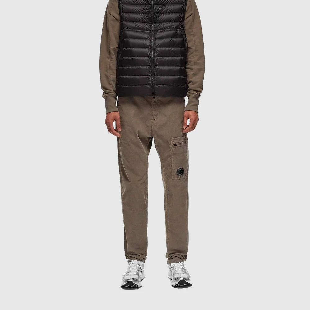C.P. Company Zwarte Katoenen Regular Fit Broek Gray Heren