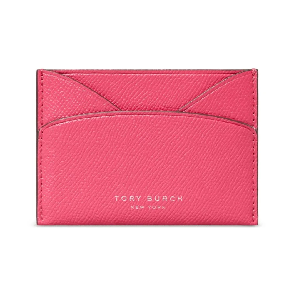 Tory Burch Women's Pink Romy Flat Card Case - Wallets & Cardholders - One Size - Accessories