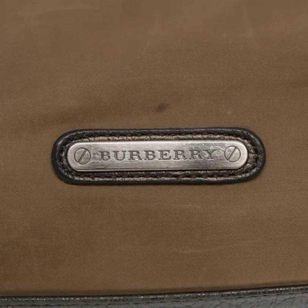 Burberry Vintage Pre-owned Canvas handbags Brown Dames