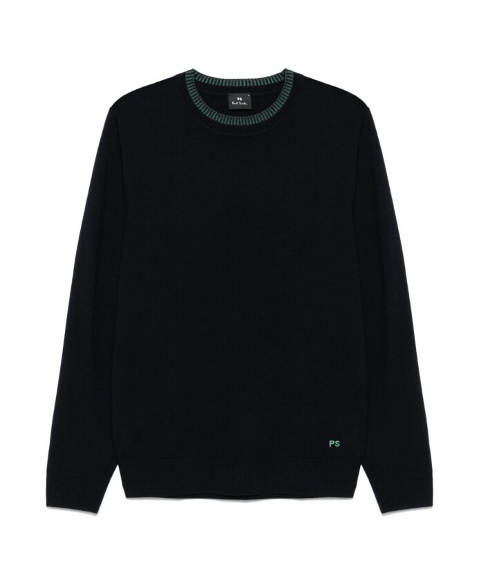 indigo-blue-crew-neck-sweater