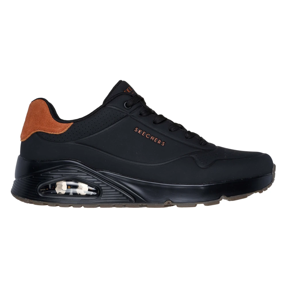 Skechers Uno-Suited On Air Sneakers Black, Herr