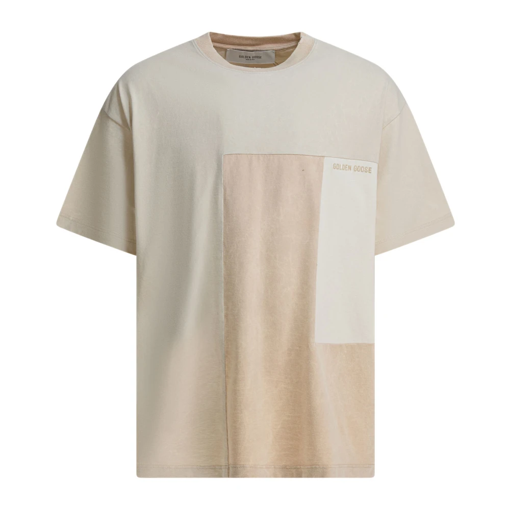 Golden Goose Men's Beige T-Shirts, Xl, Irio T-Shirt